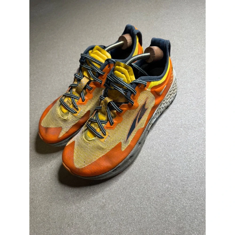 Altra Timp 4 Mens Trail Running Shoes Orange Yellow AL0A547J880 Size 11.5